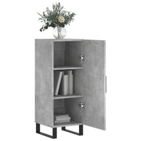 Thumbnail for Sideboard Betongrau 34,5x34x90 cm Holzwerkstoff