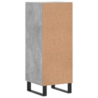 Thumbnail for Sideboard Betongrau 34,5x34x90 cm Holzwerkstoff