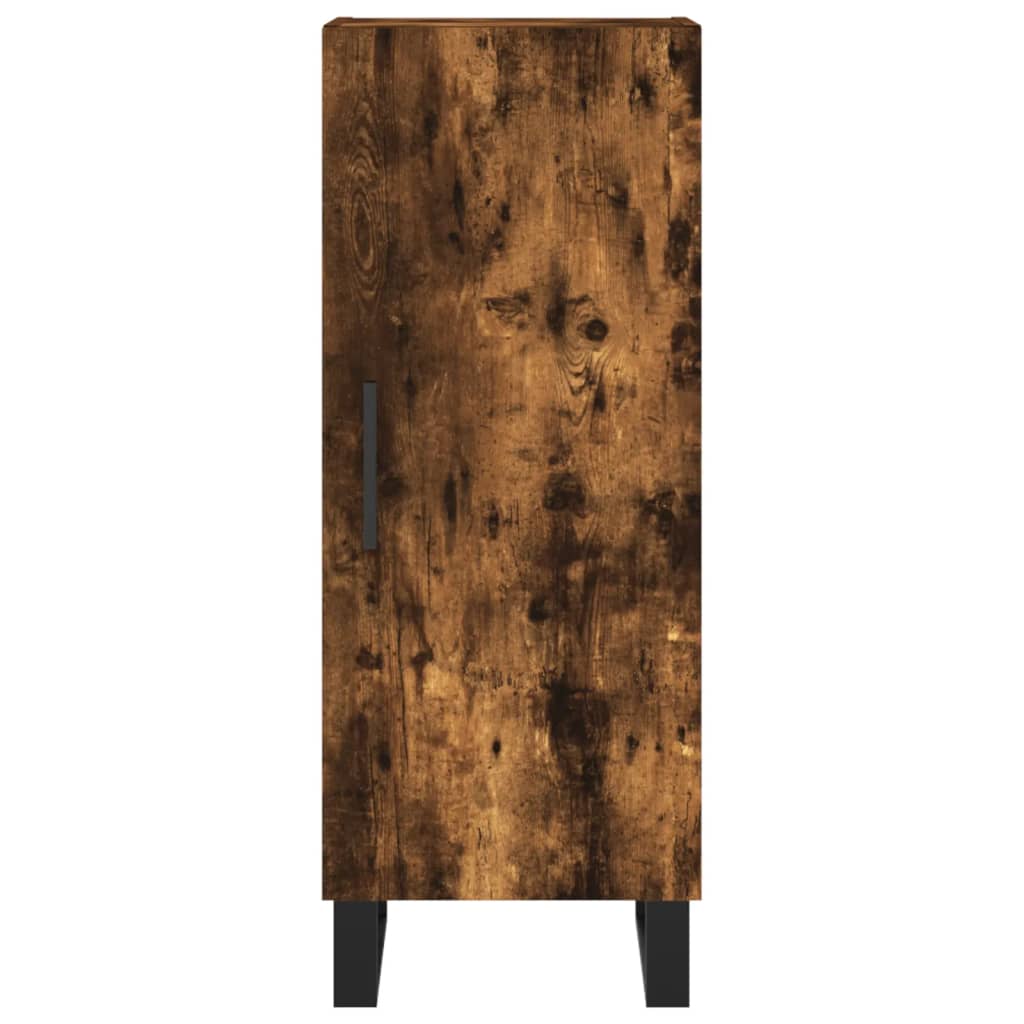 Sideboard Räuchereiche 34,5x34x90 cm Holzwerkstoff