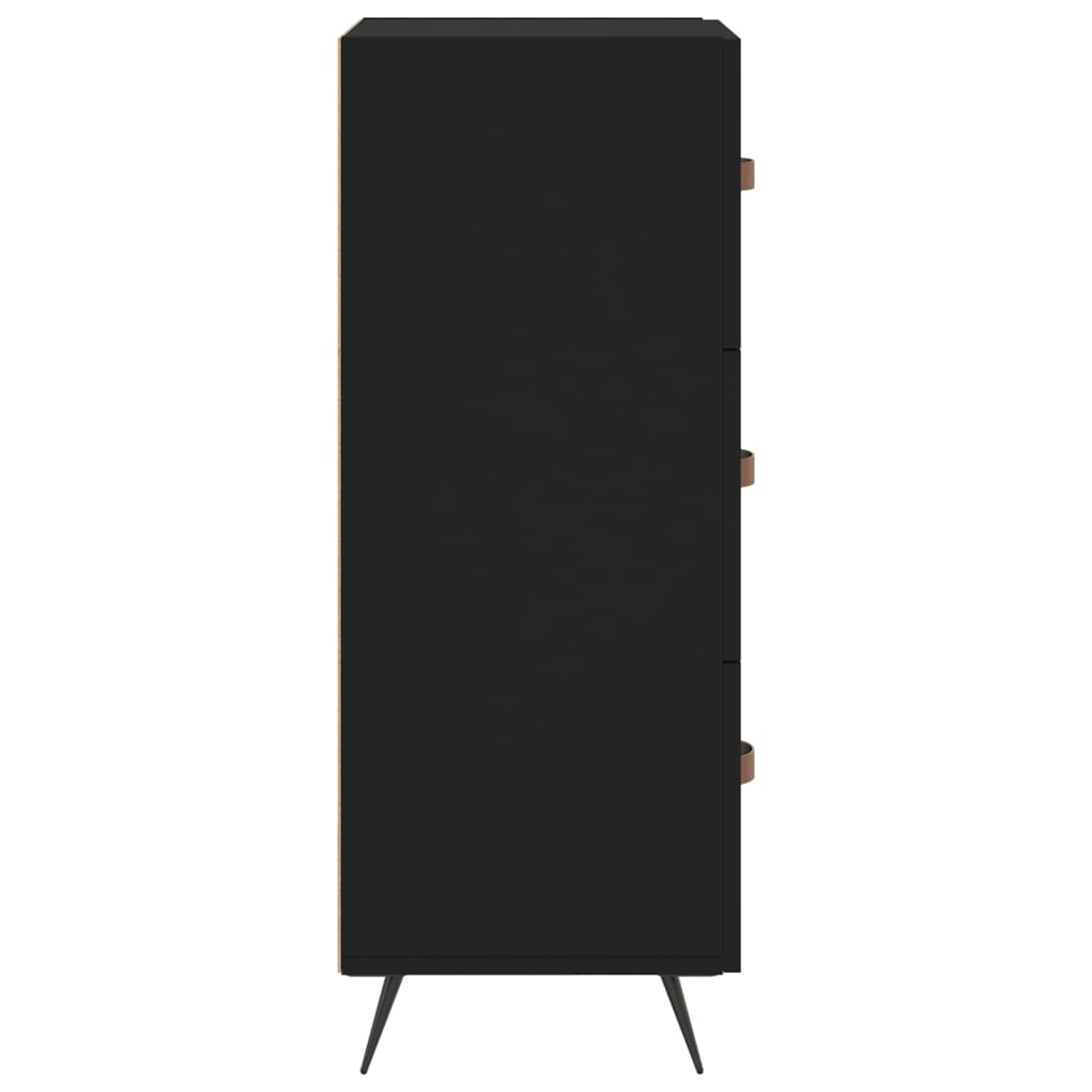 Sideboard Schwarz 34,5x34x90 cm Holzwerkstoff