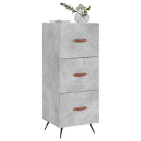Thumbnail for Sideboard Betongrau 34,5x34x90 cm Holzwerkstoff