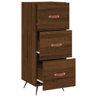 Thumbnail for Sideboard Braun Eichen-Optik 34,5x34x90 cm Holzwerkstoff