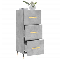 Thumbnail for Sideboard Betongrau 34,5x34x90 cm Holzwerkstoff