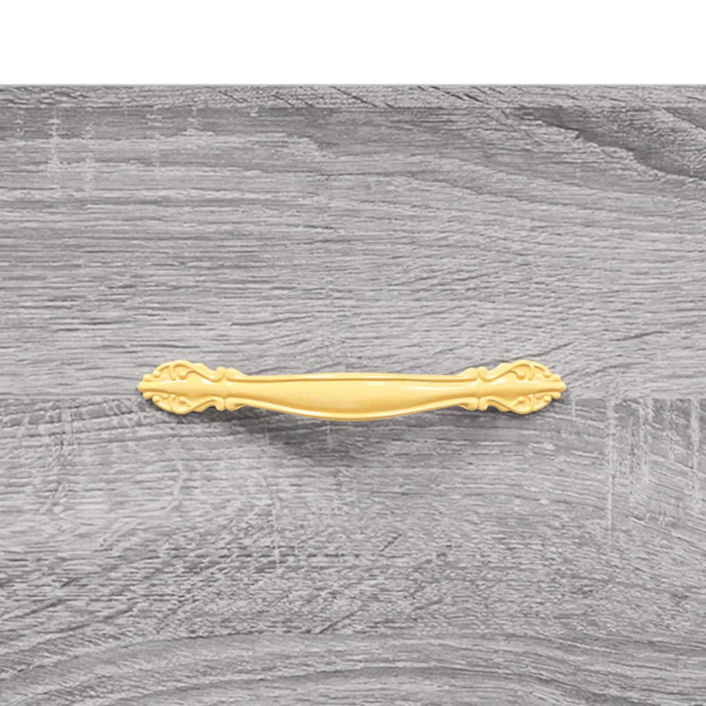 Sideboard Grau Sonoma 34,5x34x90 cm Holzwerkstoff
