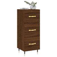 Thumbnail for Sideboard Braun Eichen-Optik 34,5x34x90 cm Holzwerkstoff