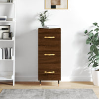 Thumbnail for Sideboard Braun Eichen-Optik 34,5x34x90 cm Holzwerkstoff