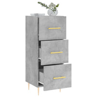 Thumbnail for Sideboard Betongrau 34,5x34x90 cm Holzwerkstoff