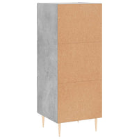 Thumbnail for Sideboard Betongrau 34,5x34x90 cm Holzwerkstoff