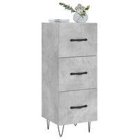 Thumbnail for Sideboard Betongrau 34,5x34x90 cm Holzwerkstoff