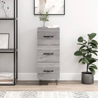 Thumbnail for Sideboard Grau Sonoma 34,5x34x90 cm Holzwerkstoff