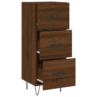Thumbnail for Sideboard Braun Eichen-Optik 34,5x34x90 cm Holzwerkstoff
