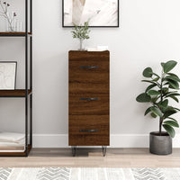 Thumbnail for Sideboard Braun Eichen-Optik 34,5x34x90 cm Holzwerkstoff