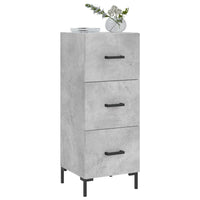 Thumbnail for Sideboard Betongrau 34,5x34x90 cm Holzwerkstoff