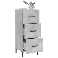 Thumbnail for Sideboard Betongrau 34,5x34x90 cm Holzwerkstoff