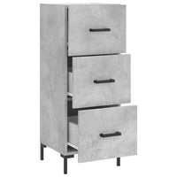 Thumbnail for Sideboard Betongrau 34,5x34x90 cm Holzwerkstoff
