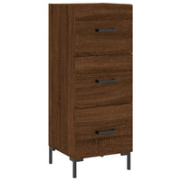 Thumbnail for Sideboard Braun Eichen-Optik 34,5x34x90 cm Holzwerkstoff