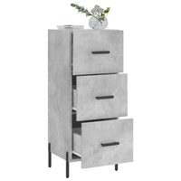 Thumbnail for Sideboard Betongrau 34,5x34x90 cm Holzwerkstoff