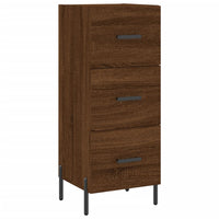 Thumbnail for Sideboard Braun Eichen-Optik 34,5x34x90 cm Holzwerkstoff