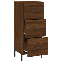 Thumbnail for Sideboard Braun Eichen-Optik 34,5x34x90 cm Holzwerkstoff