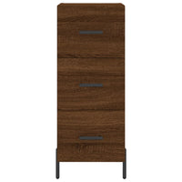 Thumbnail for Sideboard Braun Eichen-Optik 34,5x34x90 cm Holzwerkstoff