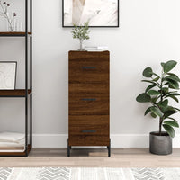 Thumbnail for Sideboard Braun Eichen-Optik 34,5x34x90 cm Holzwerkstoff