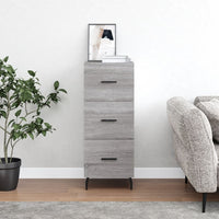 Thumbnail for Sideboard Grau Sonoma 34,5x34x90 cm Holzwerkstoff