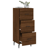 Thumbnail for Sideboard Braun Eichen-Optik 34,5x34x90 cm Holzwerkstoff