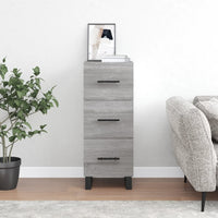 Thumbnail for Sideboard Grau Sonoma 34,5x34x90 cm Holzwerkstoff
