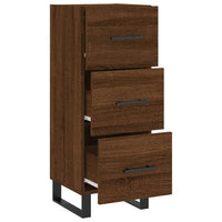 Thumbnail for Sideboard Braun Eichen-Optik 34,5x34x90 cm Holzwerkstoff