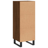 Thumbnail for Sideboard Braun Eichen-Optik 34,5x34x90 cm Holzwerkstoff