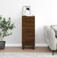 Thumbnail for Sideboard Braun Eichen-Optik 34,5x34x90 cm Holzwerkstoff