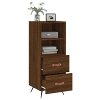 Thumbnail for Sideboard Braun Eichen-Optik 34,5x34x90 cm Holzwerkstoff