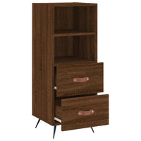 Thumbnail for Sideboard Braun Eichen-Optik 34,5x34x90 cm Holzwerkstoff