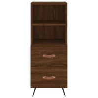 Thumbnail for Sideboard Braun Eichen-Optik 34,5x34x90 cm Holzwerkstoff