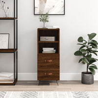 Thumbnail for Sideboard Braun Eichen-Optik 34,5x34x90 cm Holzwerkstoff