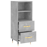 Thumbnail for Sideboard Betongrau 34,5x34x90 cm Holzwerkstoff