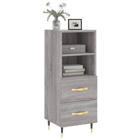 Thumbnail for Sideboard Grau Sonoma 34,5x34x90 cm Holzwerkstoff