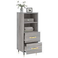Thumbnail for Sideboard Grau Sonoma 34,5x34x90 cm Holzwerkstoff