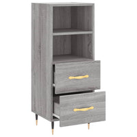 Thumbnail for Sideboard Grau Sonoma 34,5x34x90 cm Holzwerkstoff