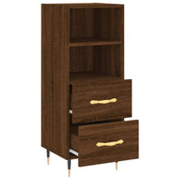 Thumbnail for Sideboard Braun Eichen-Optik 34,5x34x90 cm Holzwerkstoff