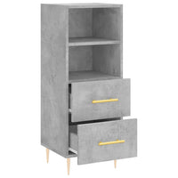 Thumbnail for Sideboard Betongrau 34,5x34x90 cm Holzwerkstoff