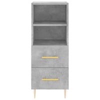 Thumbnail for Sideboard Betongrau 34,5x34x90 cm Holzwerkstoff