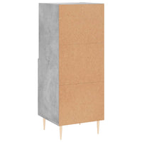Thumbnail for Sideboard Betongrau 34,5x34x90 cm Holzwerkstoff