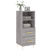Thumbnail for Sideboard Grau Sonoma 34,5x34x90 cm Holzwerkstoff