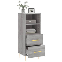 Thumbnail for Sideboard Grau Sonoma 34,5x34x90 cm Holzwerkstoff