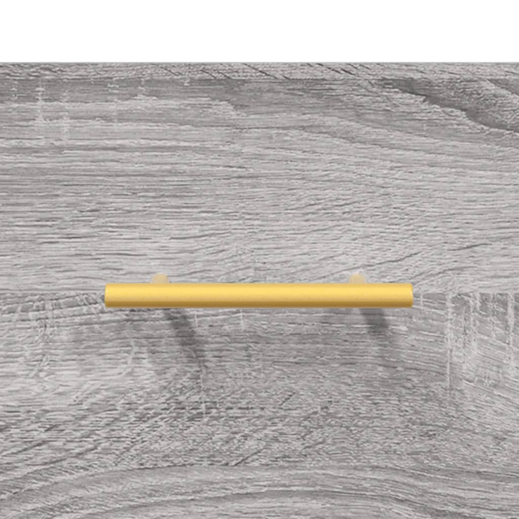 Sideboard Grau Sonoma 34,5x34x90 cm Holzwerkstoff
