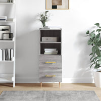 Thumbnail for Sideboard Grau Sonoma 34,5x34x90 cm Holzwerkstoff