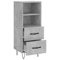 Thumbnail for Sideboard Betongrau 34,5x34x90 cm Holzwerkstoff