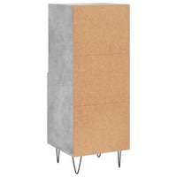 Thumbnail for Sideboard Betongrau 34,5x34x90 cm Holzwerkstoff
