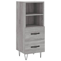 Thumbnail for Sideboard Grau Sonoma 34,5x34x90 cm Holzwerkstoff